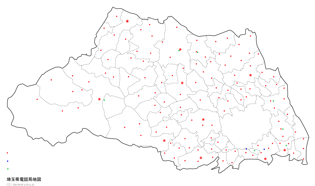 埼玉県電話局地図